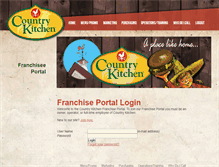 Tablet Screenshot of portal.countrykitchenrestaurants.com